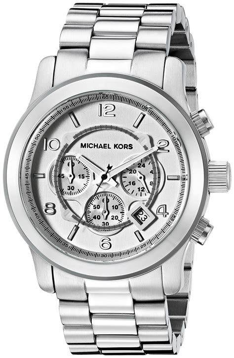 michael kors silver runway watch mk8086|Michael Kors wrist watch.